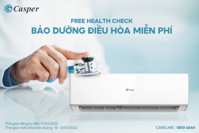 Cơ hội bảo dưỡng điều hòa miễn phí – Free Health Check