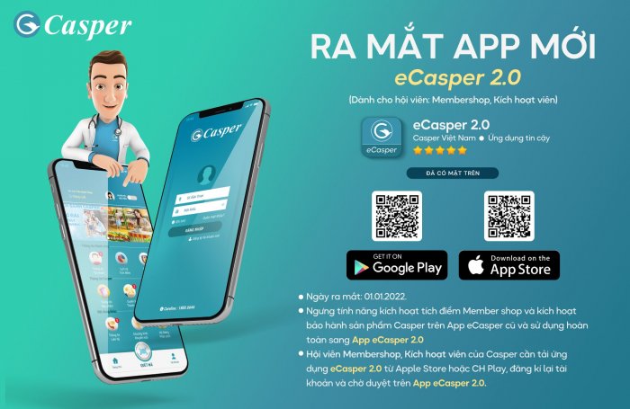 Ra mắt ứng dụng eCasper 2.0